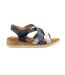 Sandales cayman femme bleu Lunar