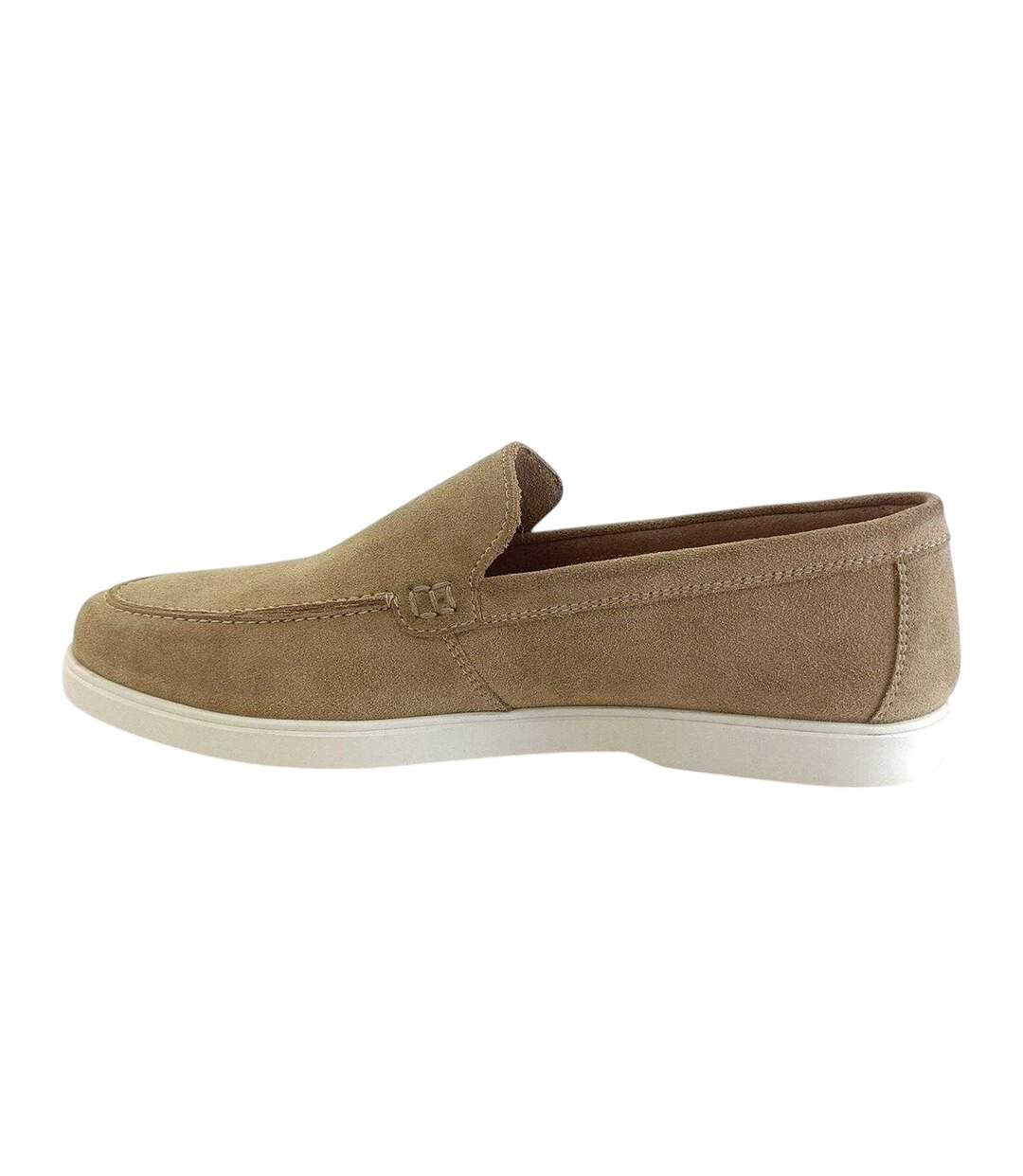 Mens Leather Slip-on Moccasins Sand Jack Wills-3