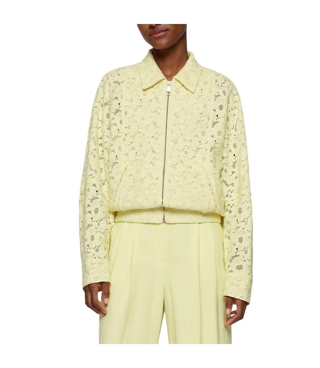 Veste Style Lacets Jamiella Femme Jaune Boss-1