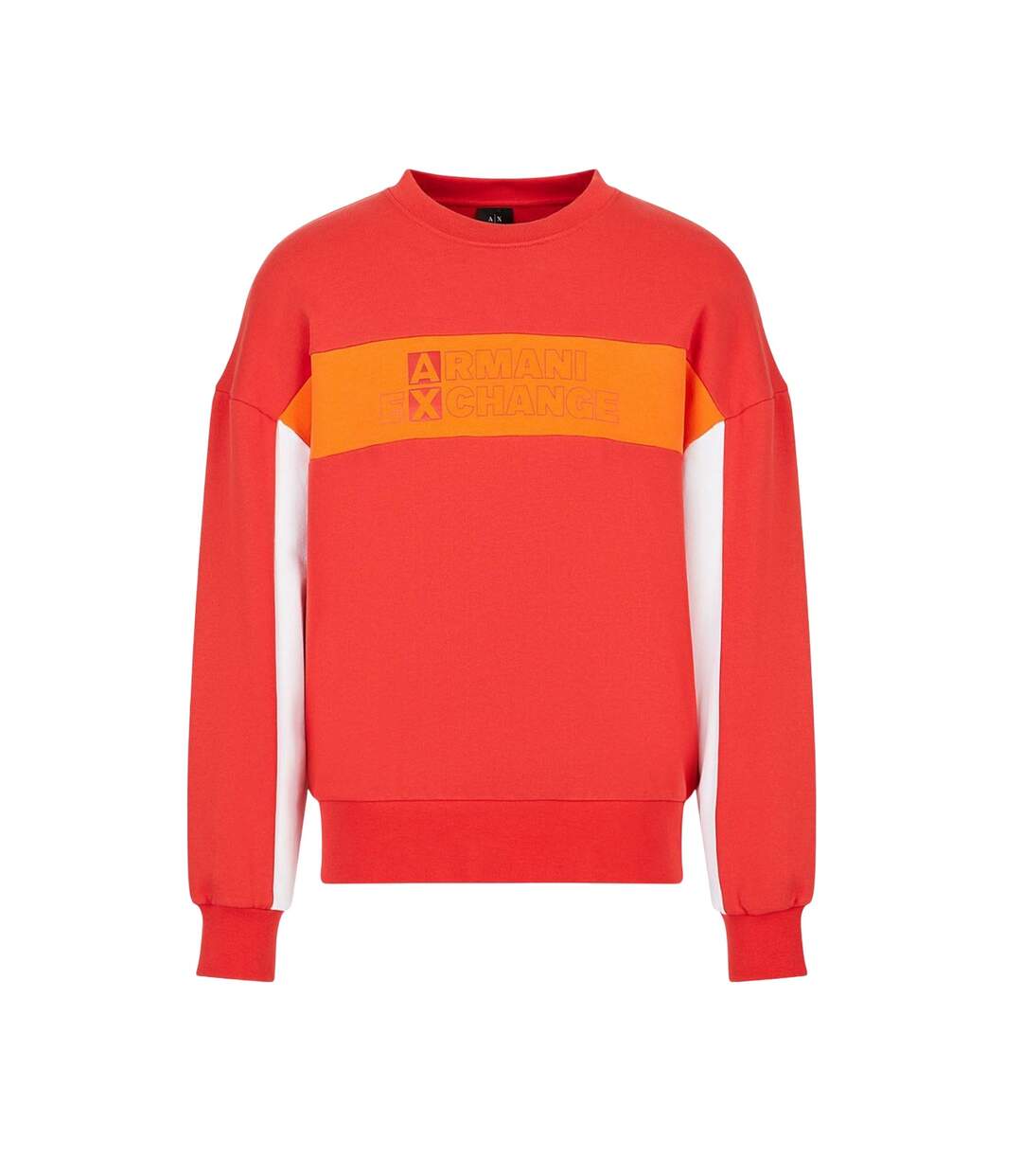 Sweat Homme Rouge Blanc Orange Armani Exchange-2