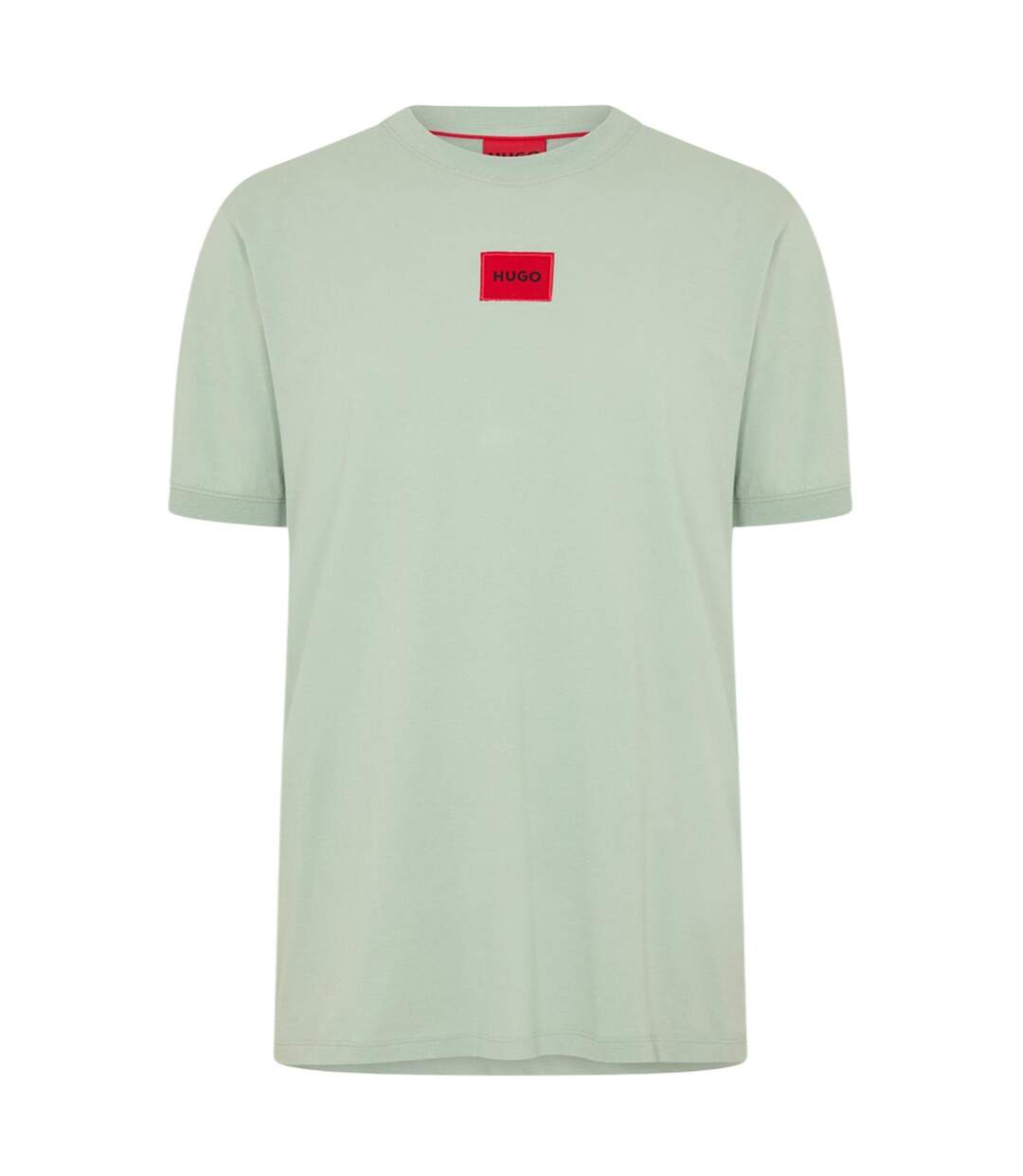 T-shirt Motif/style Logo Sur Poitrine Diragolino Homme Vert Clair Hugo-2