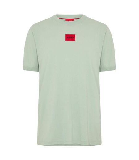 T-shirt Motif/style Logo Sur Poitrine Diragolino Homme Vert Clair Hugo