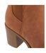 Bottines Chelsea Femme Cognac Only-3