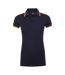 Polo Pasadena Femme Bleu Marine Français Orange Néon SOLS-1