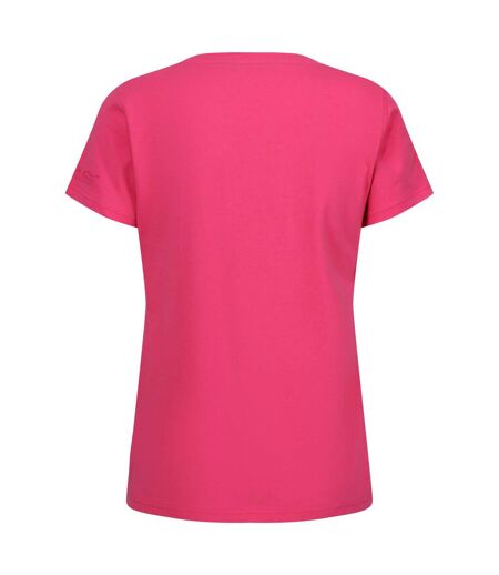 Regatta Womens/Ladies Filandra VIII T-Shirt (Hot Pink) - UTRG9850