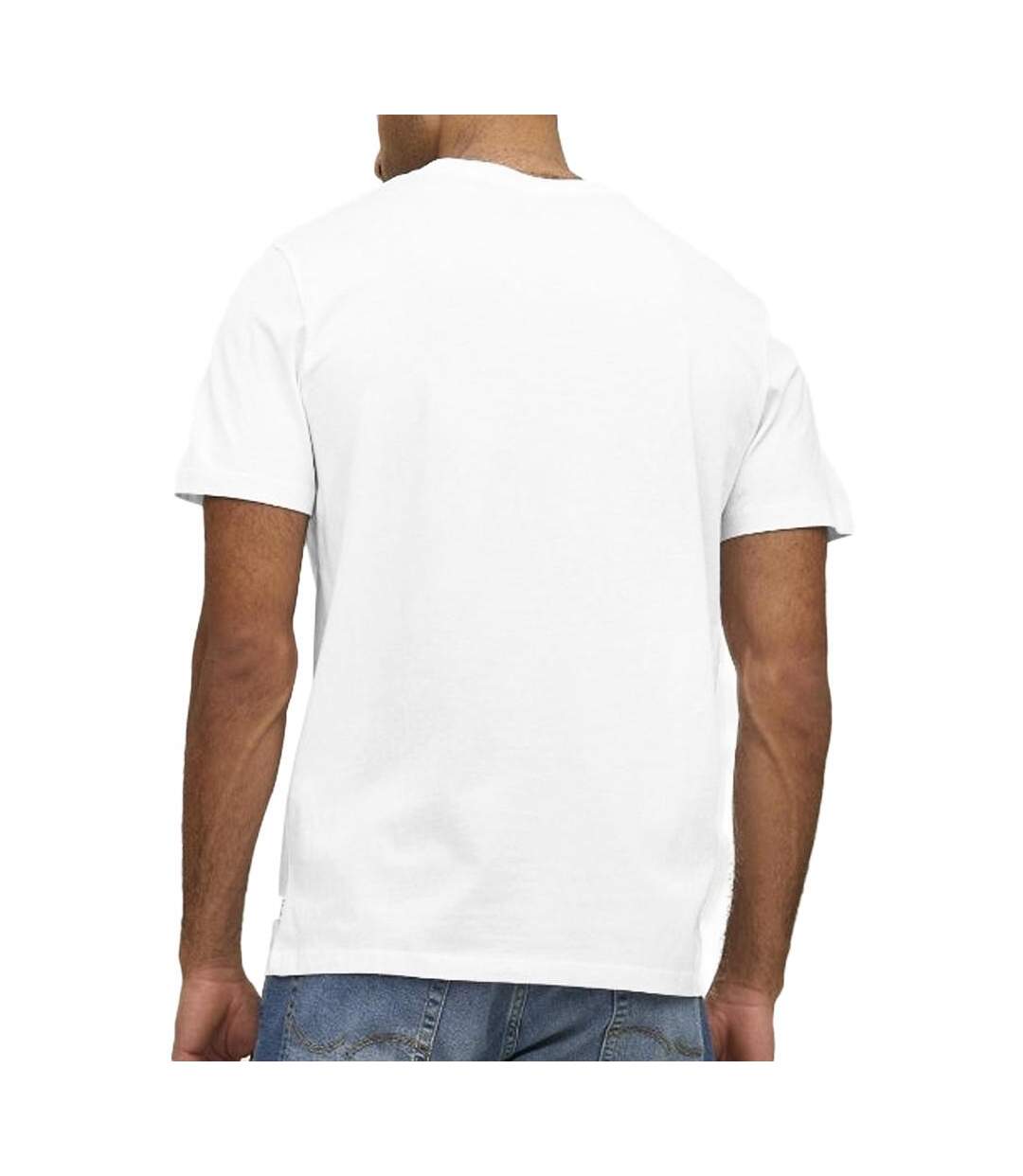 T-shirt Blanc Homme Jack & Jones Basic V - L