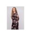Robe longue en mesh motif roses IRMA - Dona X Lisa-3