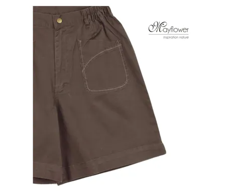 Short en coton stretch Femme MAYFLOWER MEKNES SE8033 : l'alliance du confort et du style ajustable
