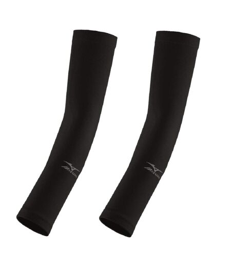 Manchons De Bras Volley-ball Motif/style Logo Homme Noir Mizuno
