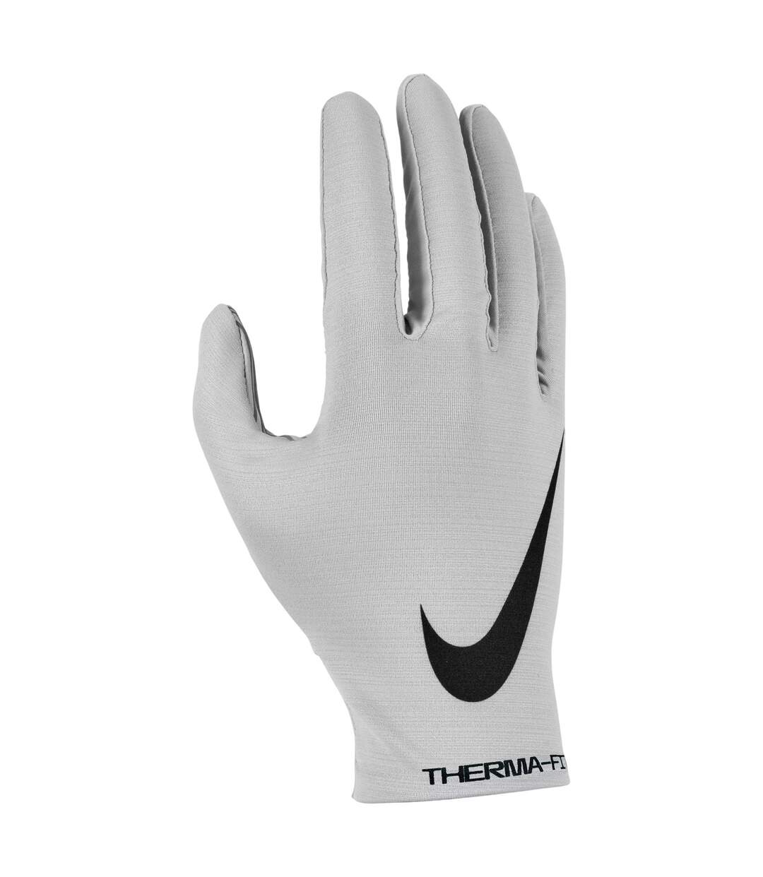 Mens Therma-fit Glove Liner Grey Black Nike-1