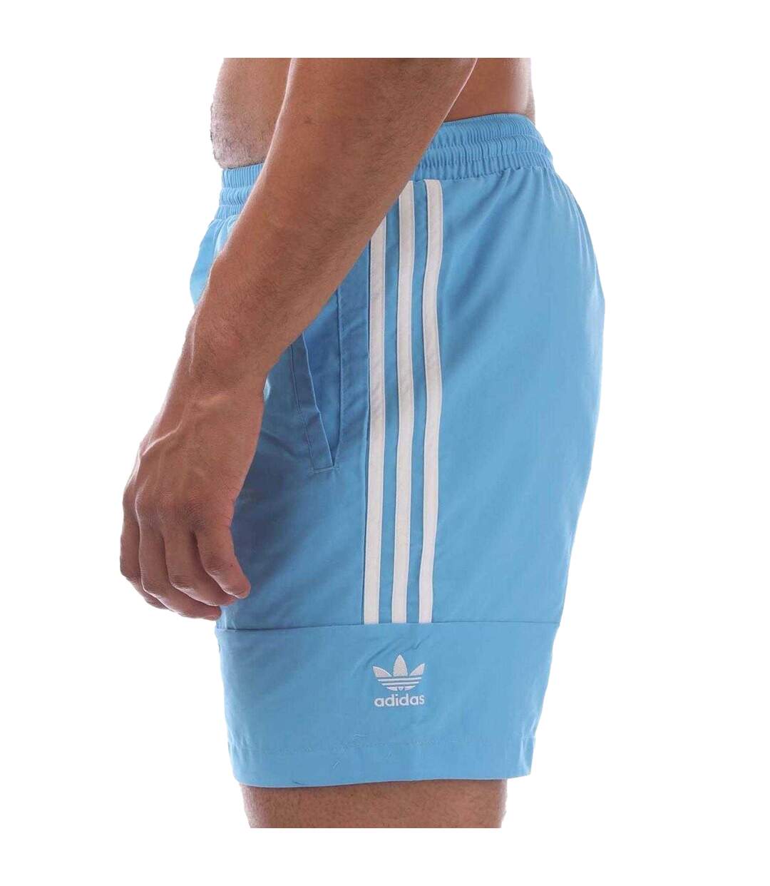 Short De Bain Motif/style 3 Rayures Originals Homme Bleu Adidas-3