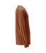T-shirt Manches Longues Customised Homme Marron Mascot-4