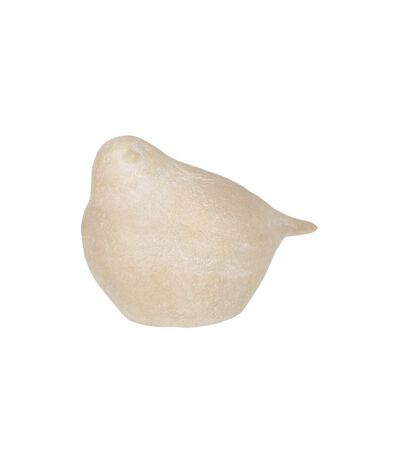 Statuette Déco Oiseau à Poser 39cm Beige