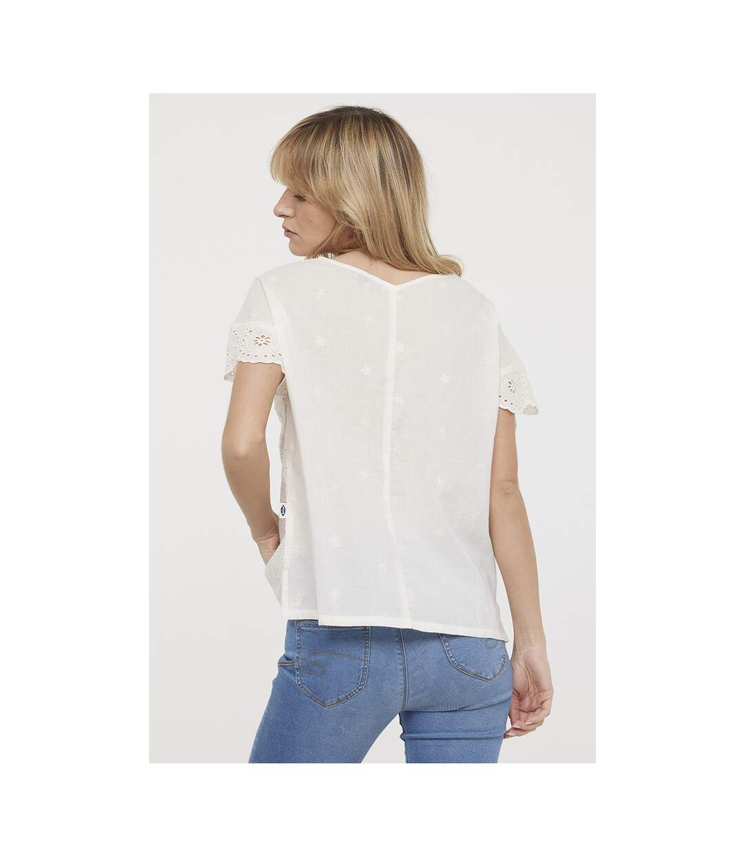 Blouse manches courtes coton regular MAXINE-3