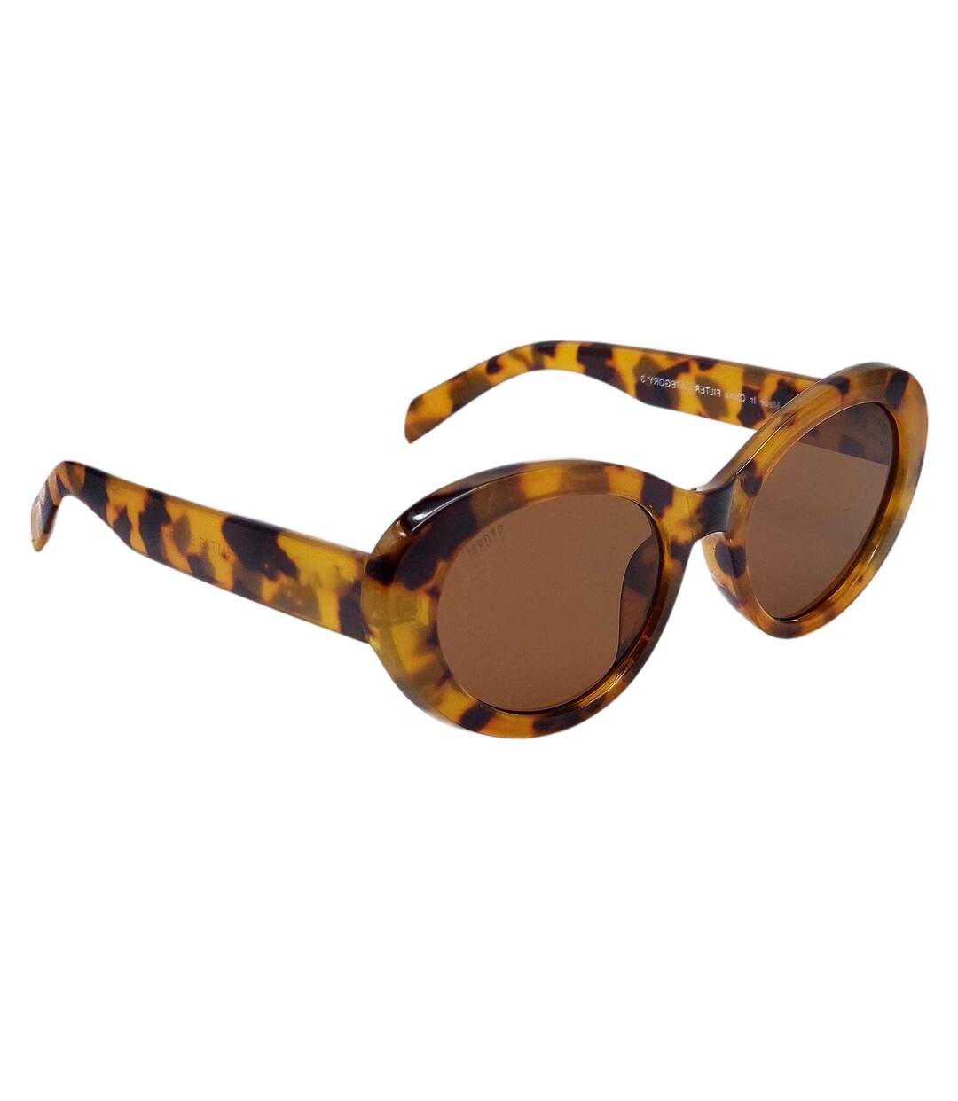 Lunettes De Soleil Motif/style Ovale Femme Taille Unique Marron Storm-3