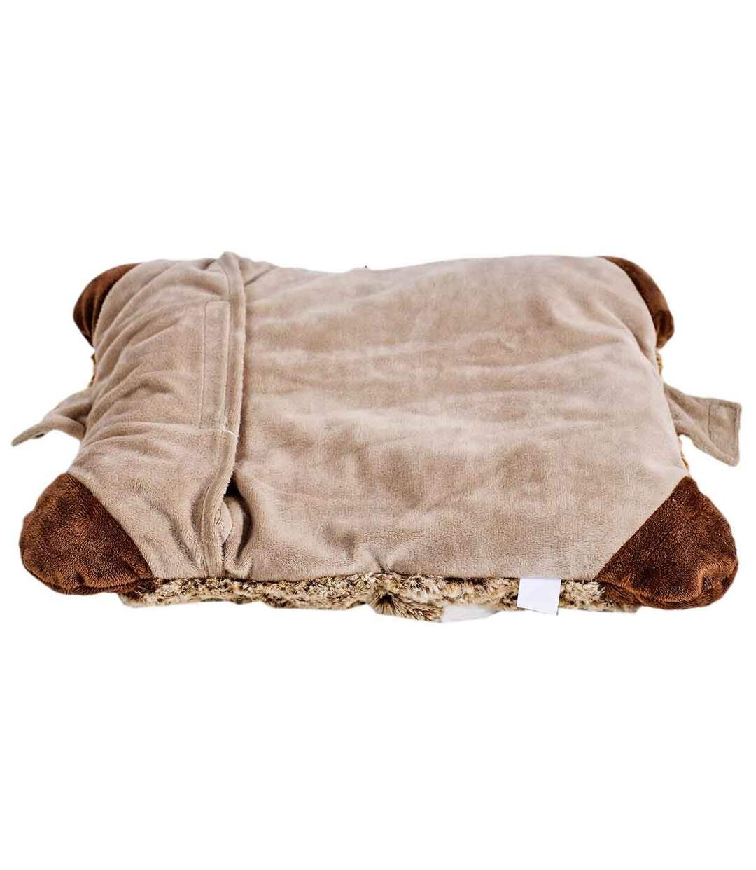 Bouillotte Coussin Micro-Ondable 34cm Marron-4