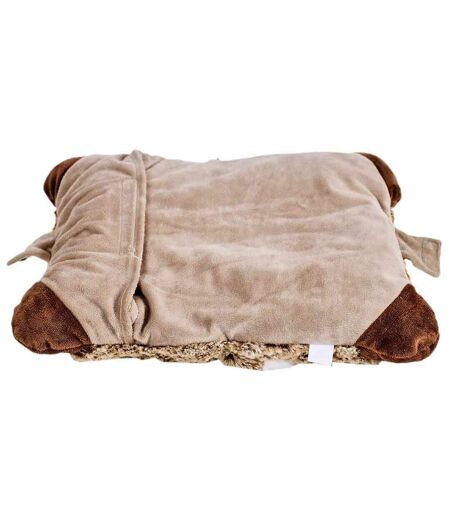 Bouillotte Coussin Micro-Ondable 34cm Marron