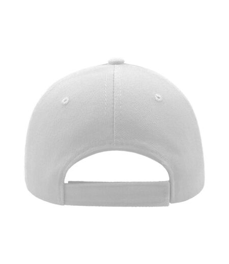 Atlantis Liberty Five Heavy Brush Cotton 5 Panel Cap (Pack of 2) (White) - UTAB436