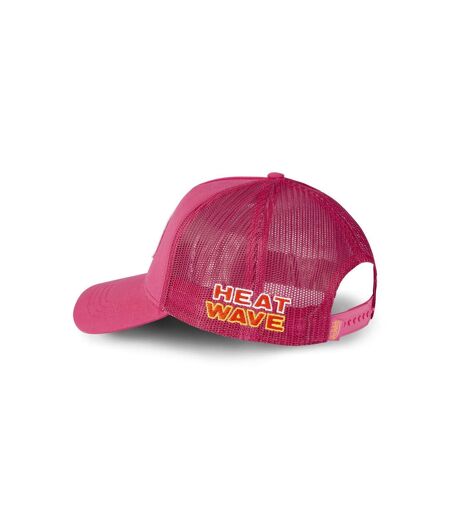 Casquette trucker avec filet effet satiné et patch Poly Vondutch