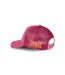 Casquette trucker avec filet effet satiné et patch Poly Vondutch-4