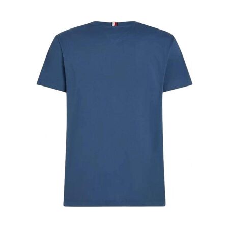 T-shirt Bleu Homme Tommy Hilfiger Pocket - L