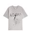 Unisex Adult 7 Logo T-shirt Grey Adidas-2