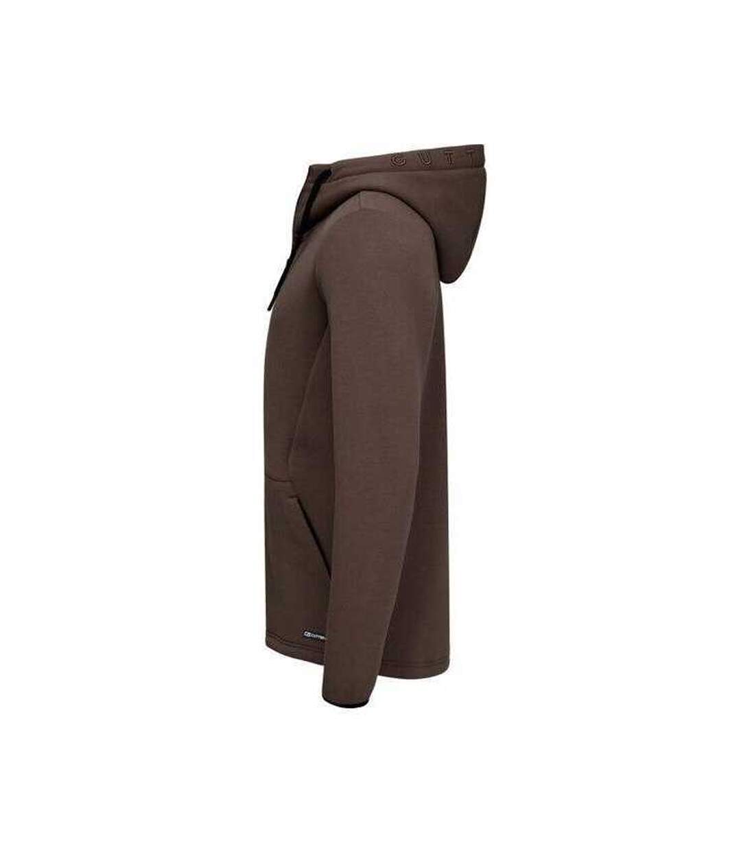 Mens Pemberton Hoodie Dark Mocha Cutter & Buck-3