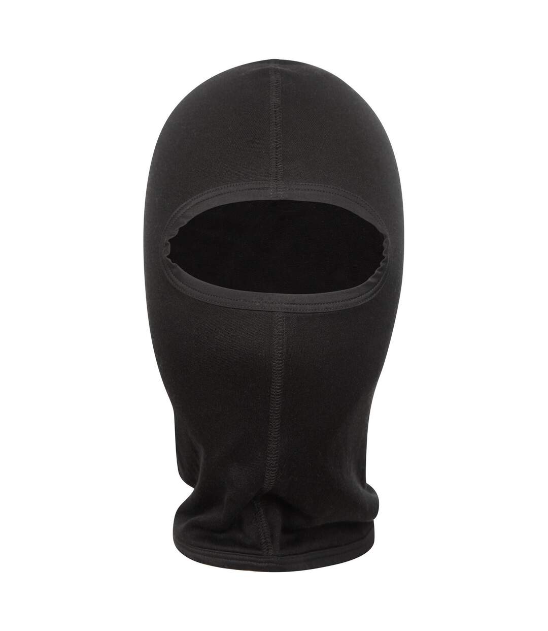 Mens Plain Silk Balaclava L Black Mountain Warehouse-1