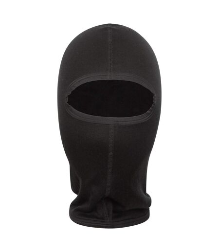 Mens Plain Silk Balaclava L Black Mountain Warehouse