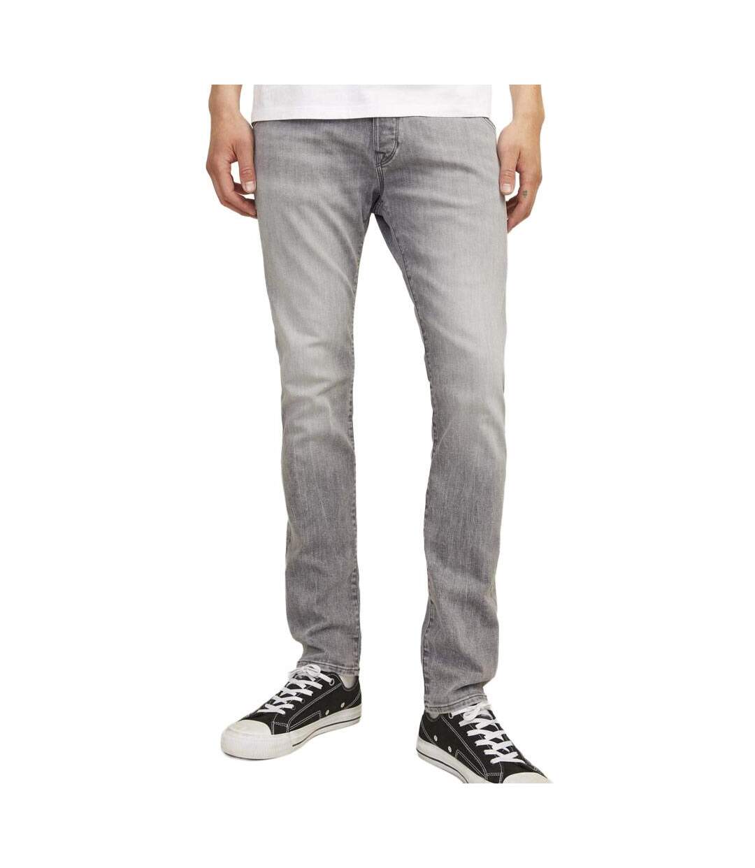 Jean slim gris homme jack & jones glenn 492-1