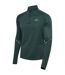 Mens Power Logo Half Zip Track Top Green Gables Newline-3