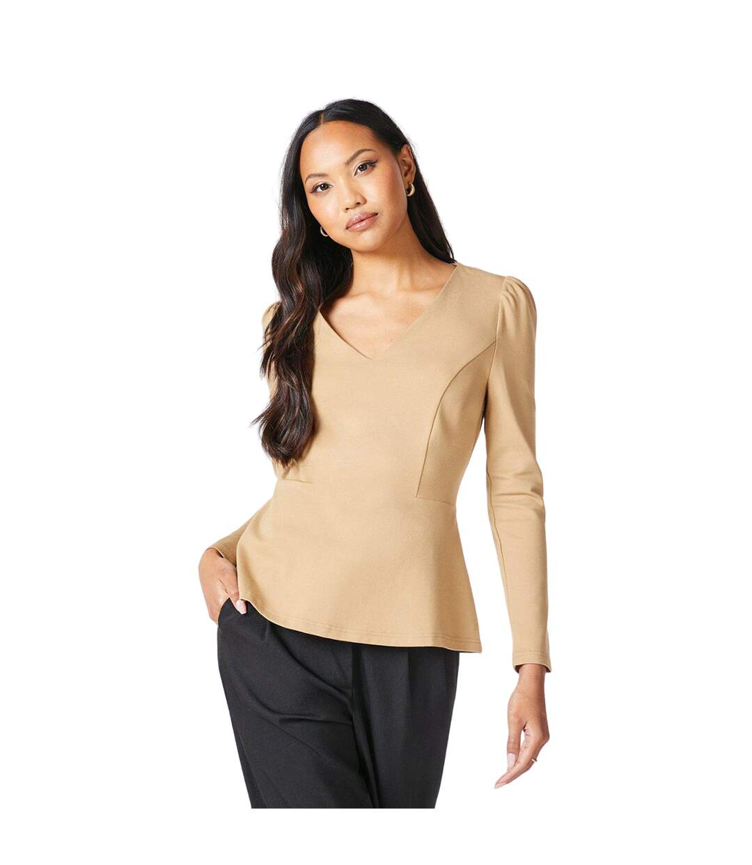 Haut femme brun-beige Principles