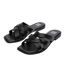 Sandales Motif/style Peau De Serpent Crete Femme Noir Where´s That From-1