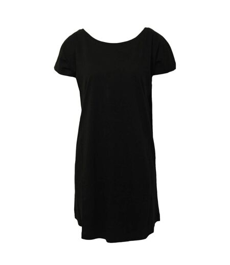 Robe t-shirt femme noir Mantis