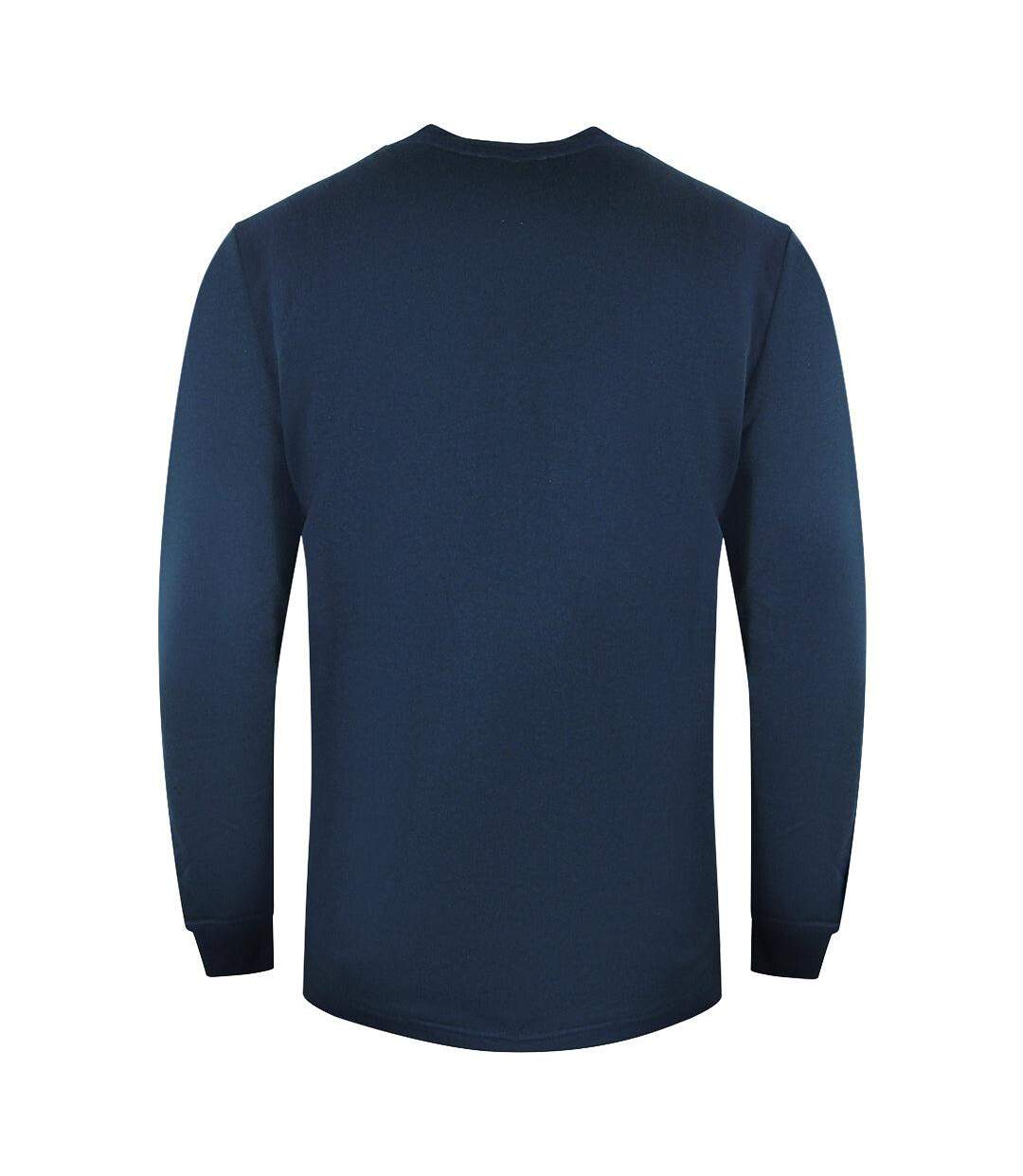 Unisex Adult Floral Sweatshirt Navy Blue Cavalli Class-2