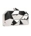 Geometric Clutch Bag One Size Silver Where´s That From-1