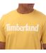 Mens Northwood Wordmark Cotton Crew Neck T-shirt Yellow Timberland-4