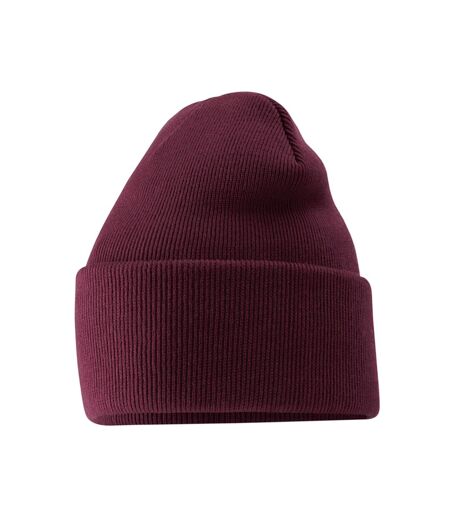Bonnet À Revers Original Adulte Bordeaux Beechfield