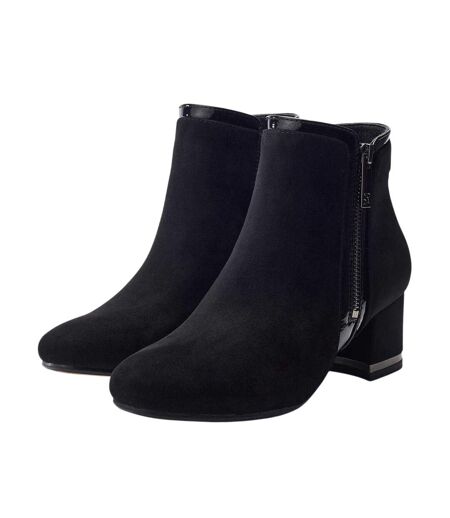 Bottines Pajor Femme Noir Moda In Pelle