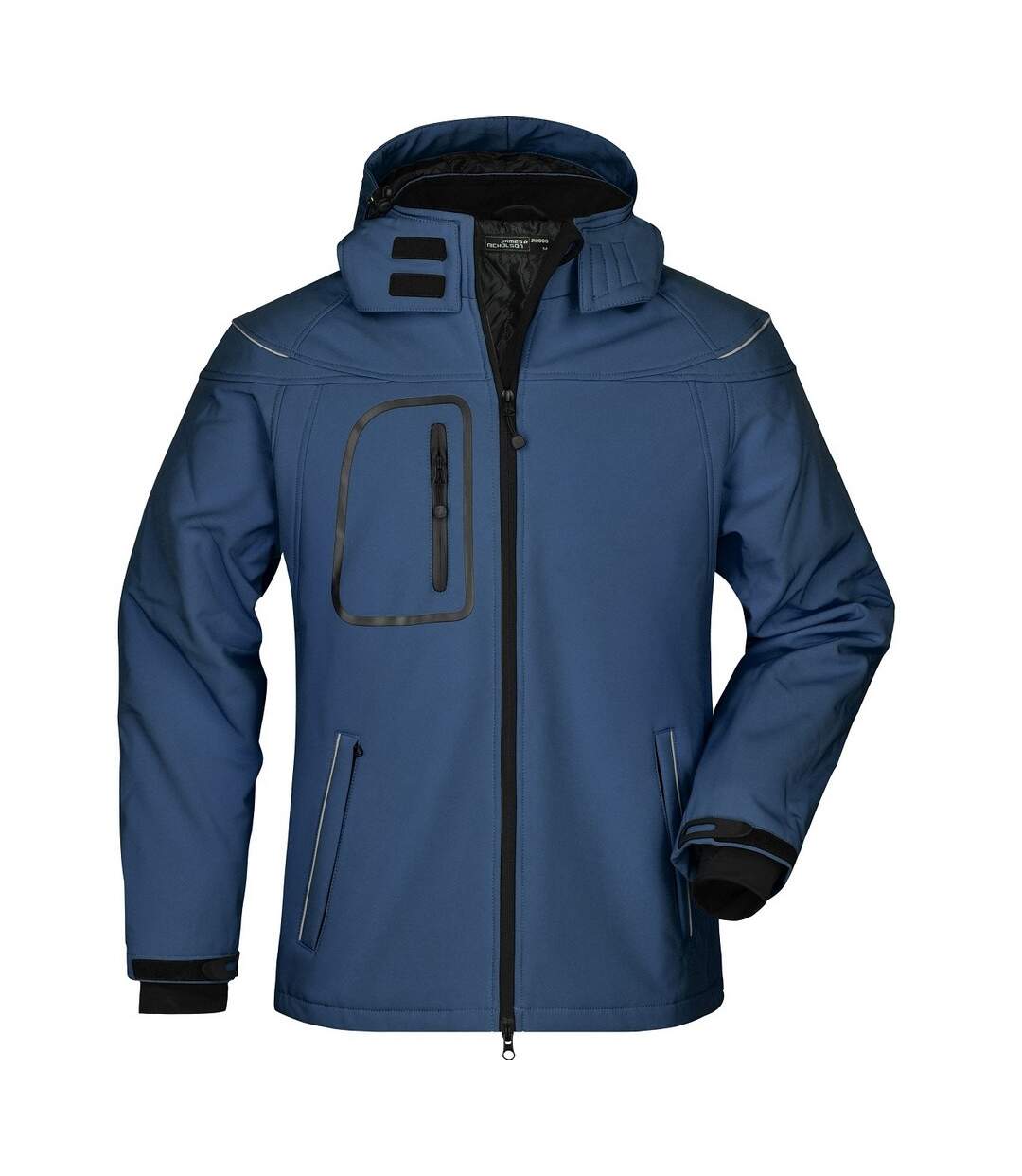 Veste Softshell Homme Bleu Marine James And Nicholson-1