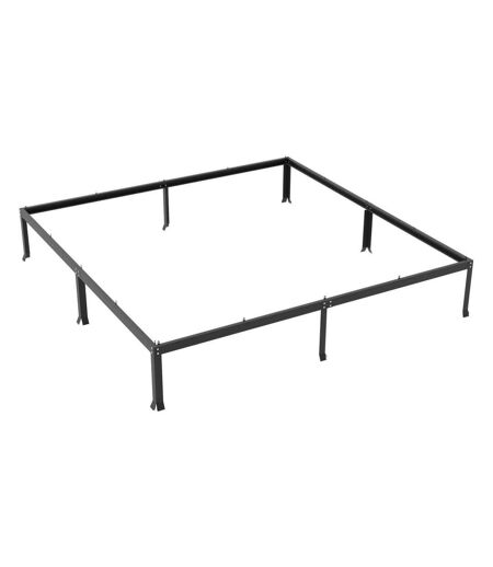 Serre de jardin en polycarbonate 4 mm et aluminium noir avec embase Jupiter Longueur de 258 cm