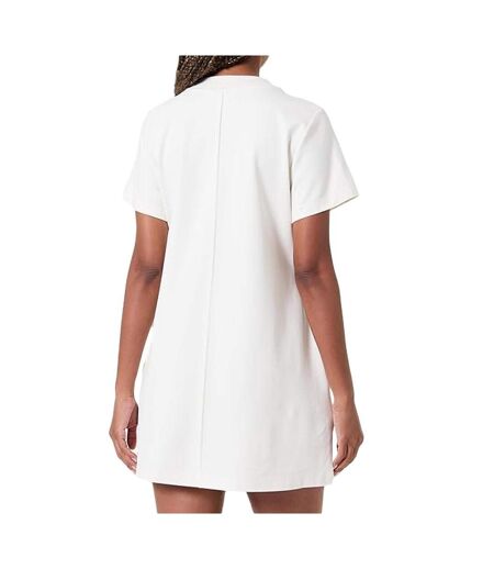 Robe blanche femme calvin klein jeans punto - l
