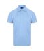 Polo performance hommes ciel / bleu marine / blanc Finden and Hales-1