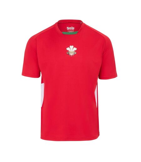 T-shirt Motif/style Wales Ru Homme Rouge KooGa