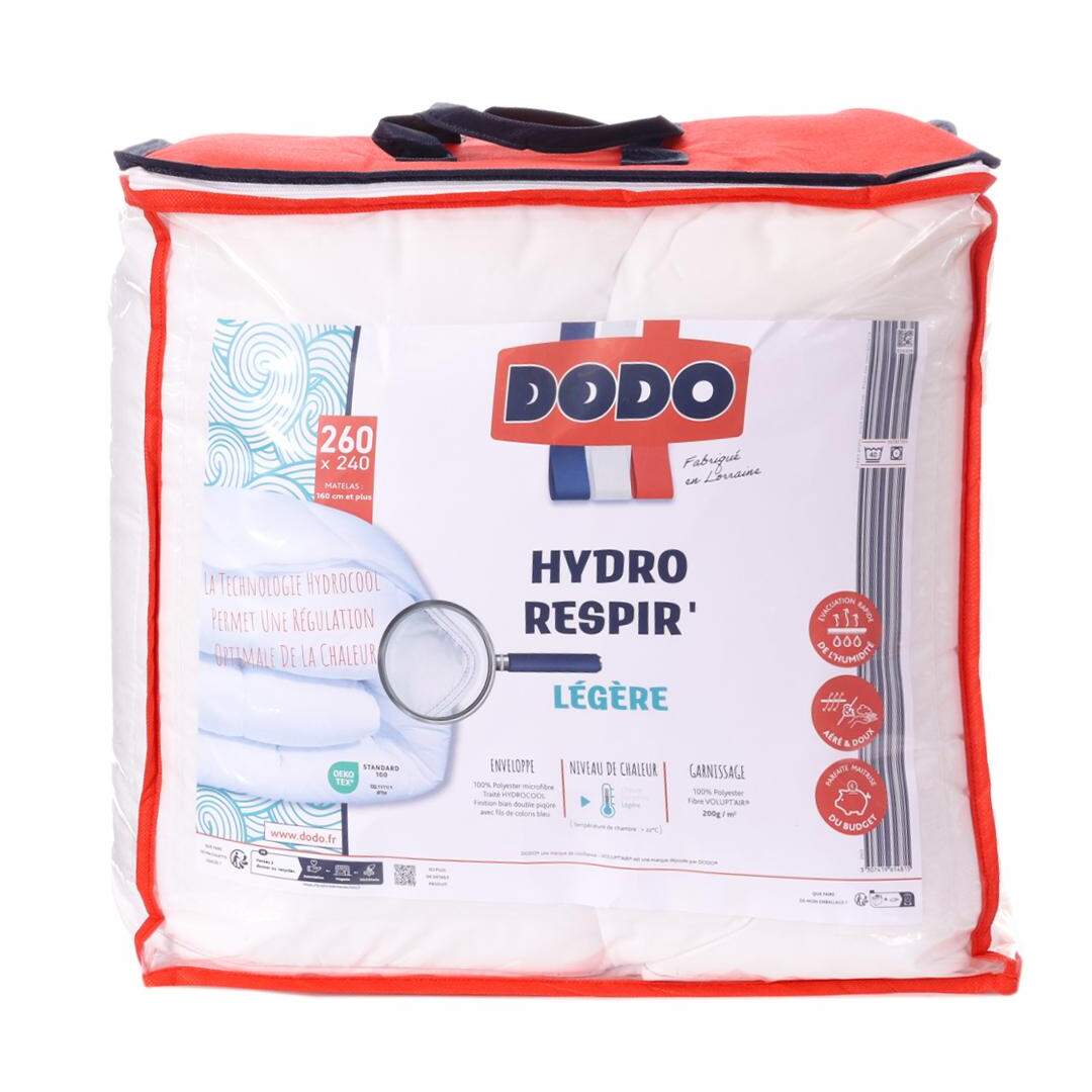 Couette Synthetique Legere Hydro Respir' Dodo 260X240 - 260x240-1