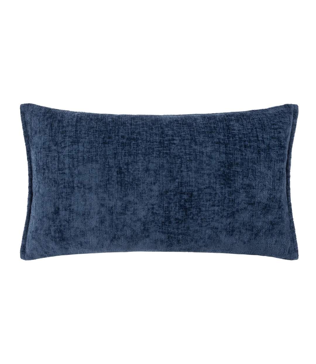 Buxton reversible rectangular cushion cover 30cm x 50cm navy Evans Lichfield