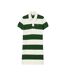 Womens/ladies French Made Polo Shirt Dress Cream Dark Green Lacoste-1