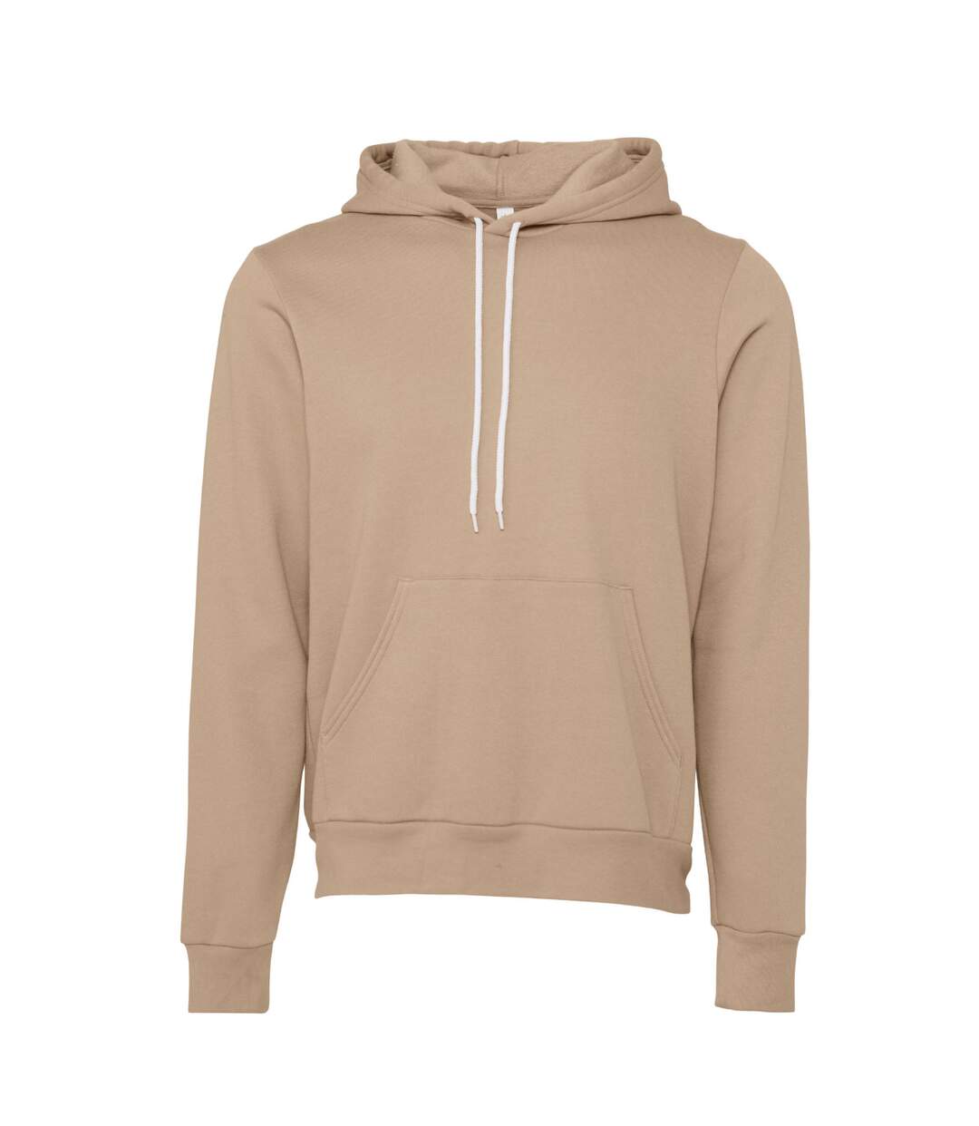 Sweatshirt Polaire À Capuche Unisexe Marron Clair Bella + Canvas-2