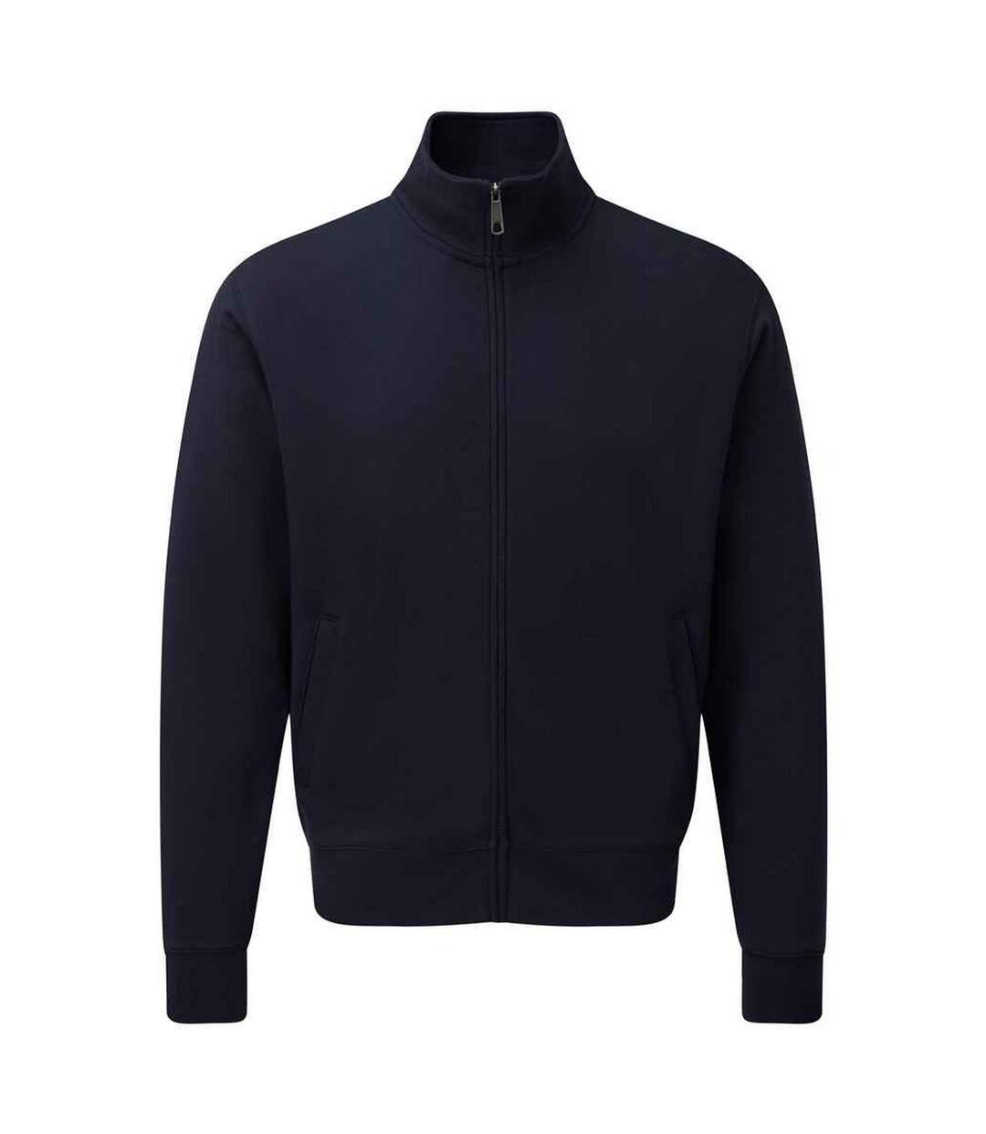 Mens authentic sweat jacket french navy Russell-1