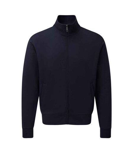 Mens authentic sweat jacket french navy Russell